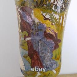 Ryszard Ramski Cameo Art Glass Large Urn Birth of Venus Botticelli No. 2 of 2