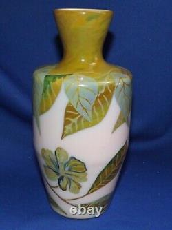 Ryszard Ramski Cameo Glass Vase Signed Oct. 1991 30/22 Limited Edition Fantastic