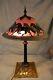 SPECTACULAR PILGRIM KELSEY CAMEO TABLE LAMP STAMPEDE OF WILD HORSES 20 Tall