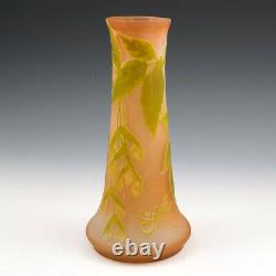 Signed Galle Cameo Glass Vase c1905