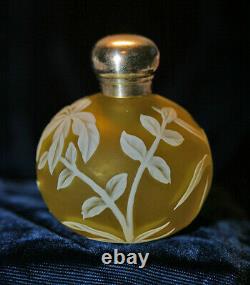 Small Webb English Cameo Art Glass Perfume Bottle Nice Please LOOK