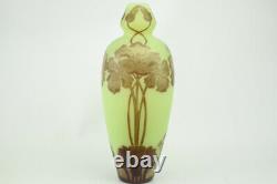 Striking Devez Art Nouveau Cameo glass vase C1900