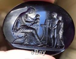 THOMAS WEBB & SONS for Tiffany Etched Gem Cameo Engraving -Paris Exhibition 1889