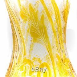 Tall Webb Cameo Fleur Vase c1933