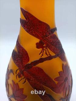 Very beautiful. Emile Galle cameo glass vase