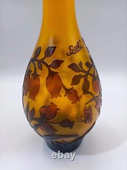 Very beautiful. Emile Galle cameo glass vase